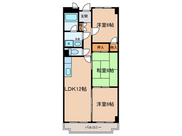 第３高杉マンションの物件間取画像